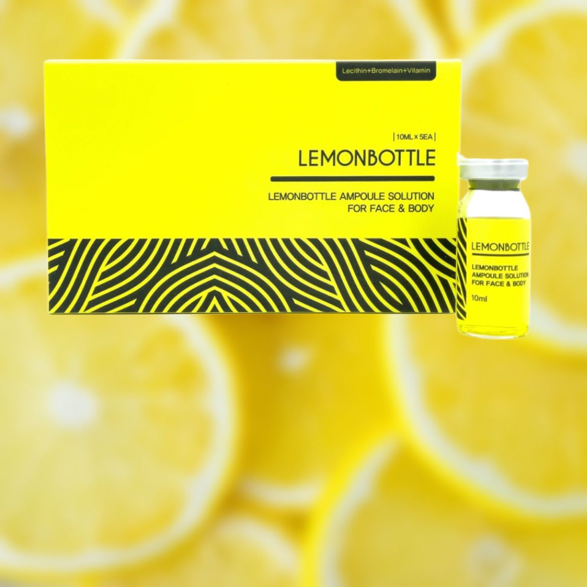 Lemon Bottle Ampoule Solution for face and body
